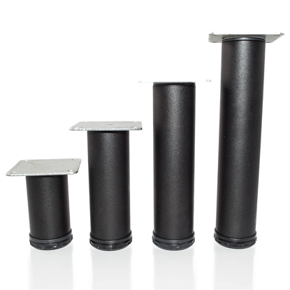 Picture of Peter Meier 6” Tall Como Furniture Legs in Como Black Matte (552-15-19)